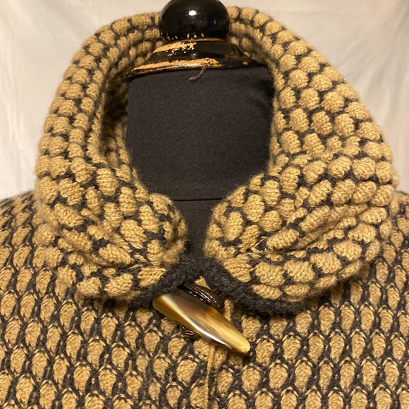 TONET BY CARELLA WOMEN CROCHET CARDIGAN SWEATER 90%WOOL SIZE 8 - Picture 5 of 16